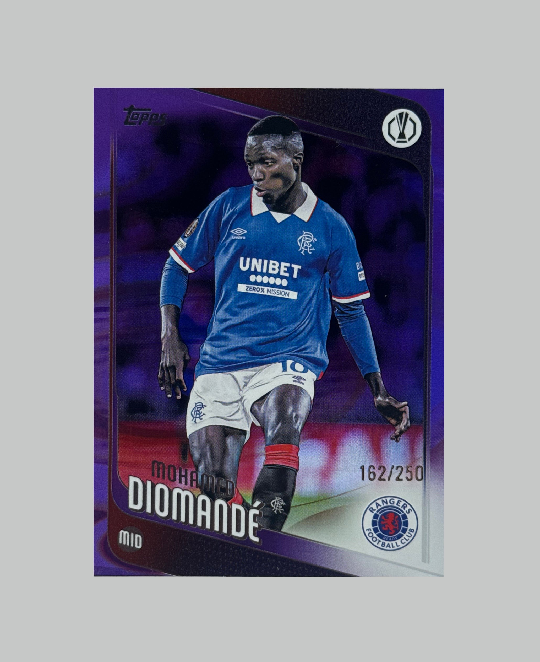 Topps UCC 2025-26 Mohamed Diomande 162/250