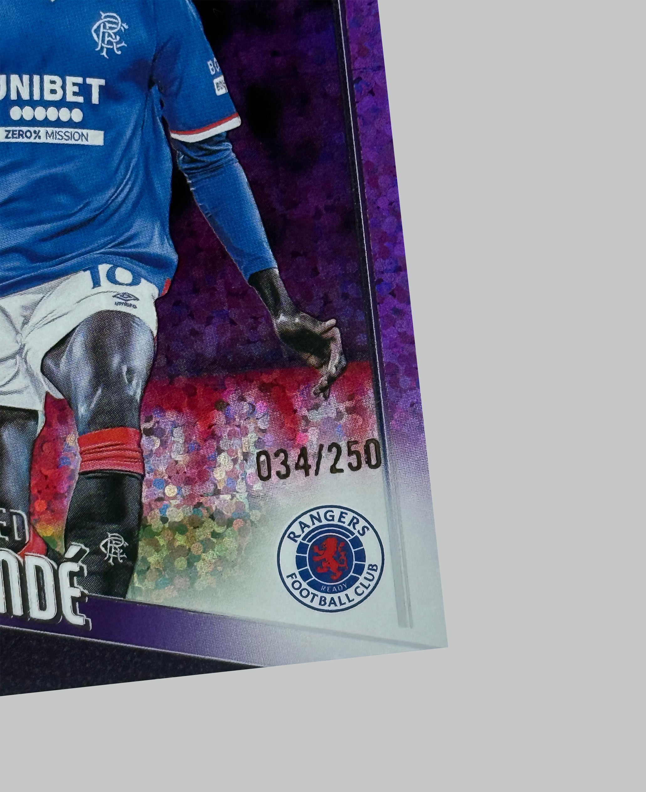 Topps UCC 2025-26 Mohamed Diomande 034/250