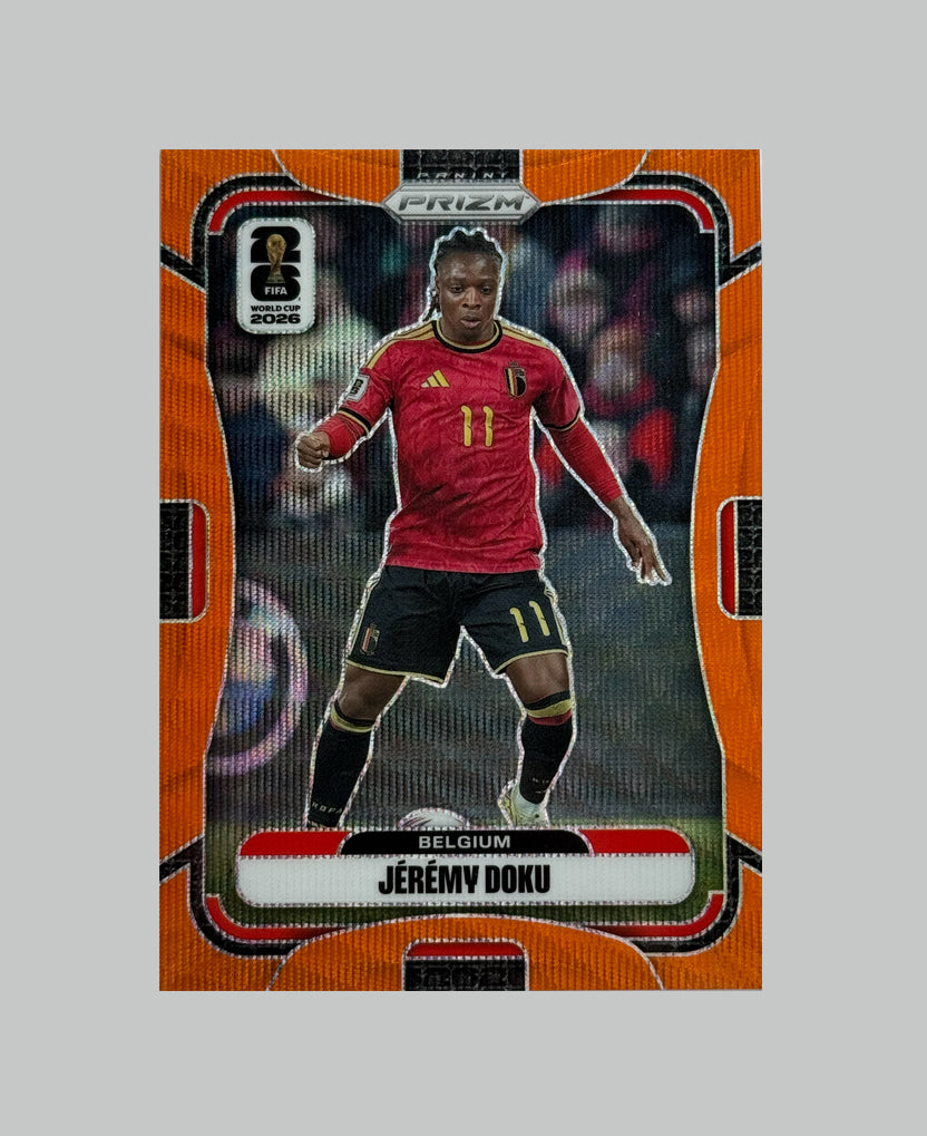 Panini Prizm World Cup 2026 Jeremy Doku 063/215