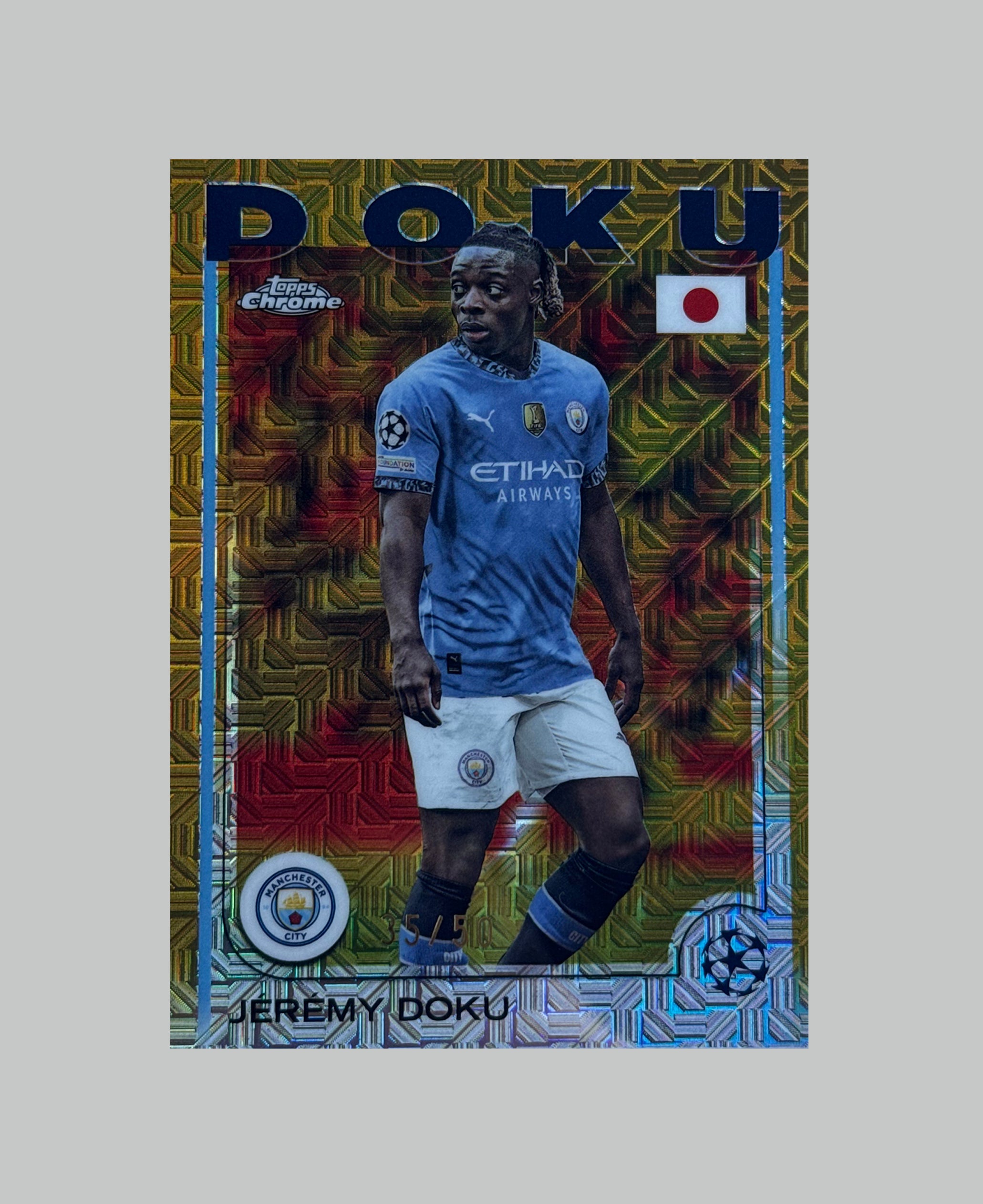Topps UCC Japan 2024-25 Jeremy Doku 35/50
