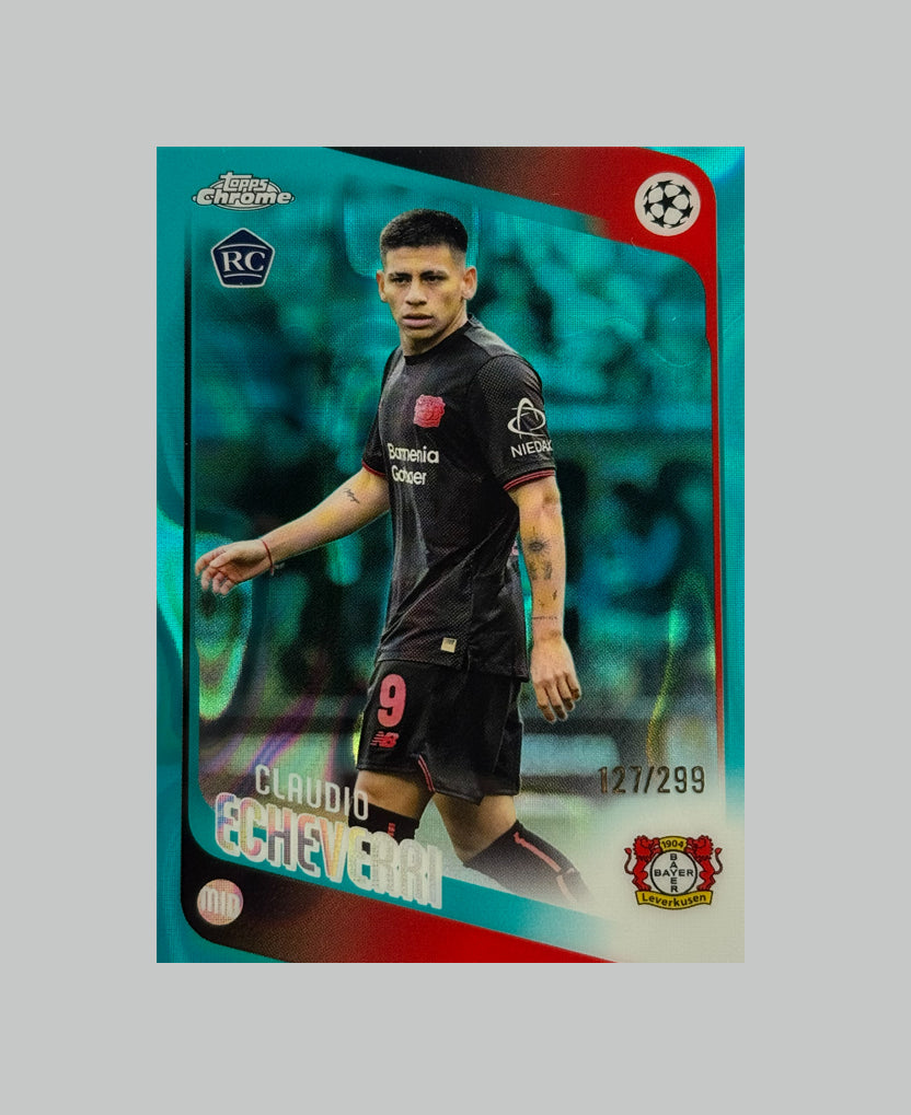 Topps Chrome UCC 2025-26 Claudio Echeverri (RC) 127/299