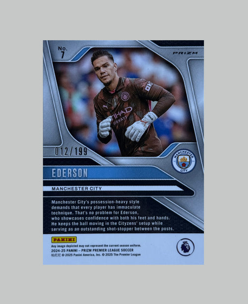 Panini Prizm Premier League 2024-25 Ederson 012/199