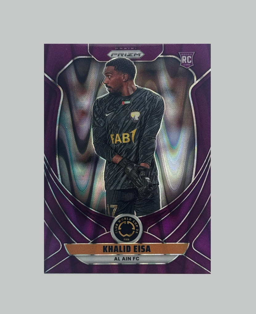 Panini Prizm Club World Cup Khalid Eisa (RC) 08/99