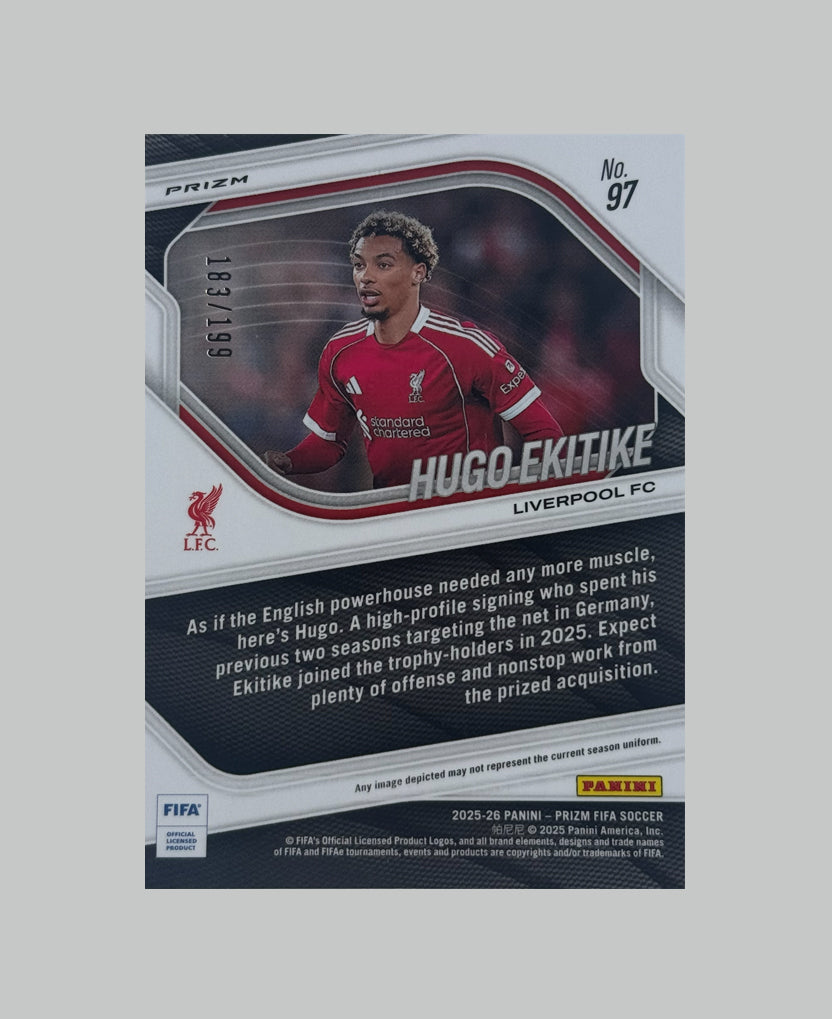 Panini Prizm FIFA 2025-26 Hugo Ekitike 183/199