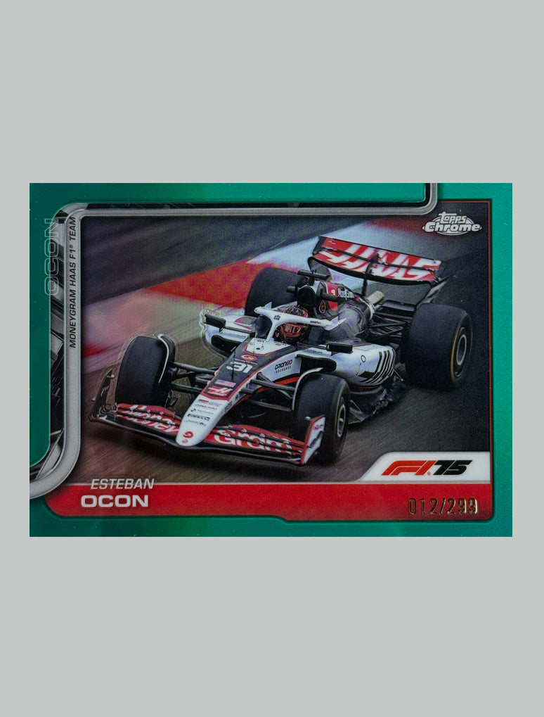Topps Chrome F1 2025 Esteban Ocon 012/299