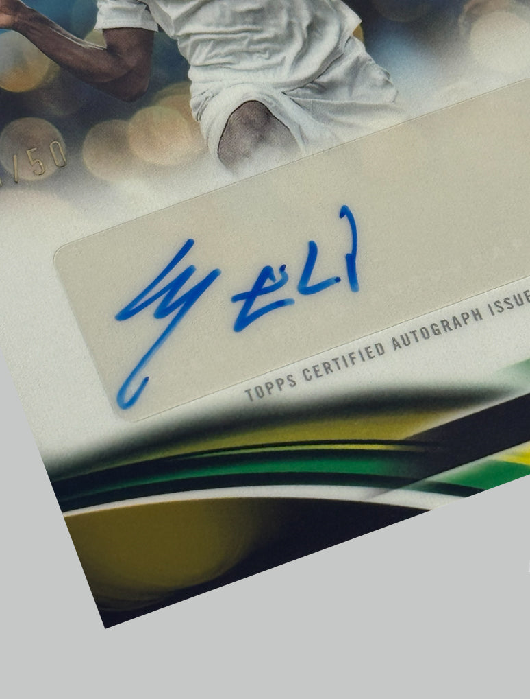Topps Chrome Tennis 2025 Elias Ymer 05/50 Auto