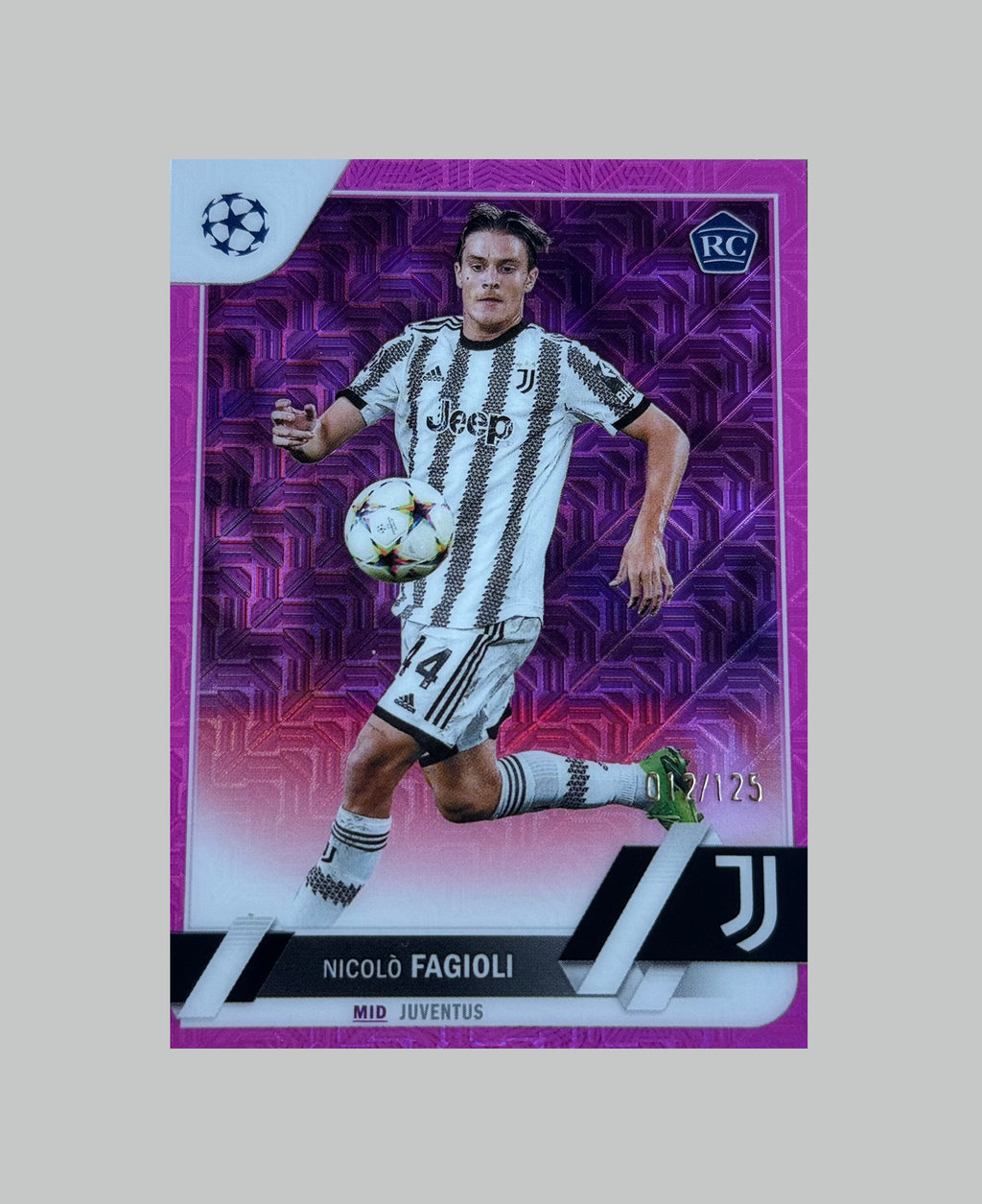 Topps Chrome UCC 2022-23 Nicolo Fagioli (RC) 012/125