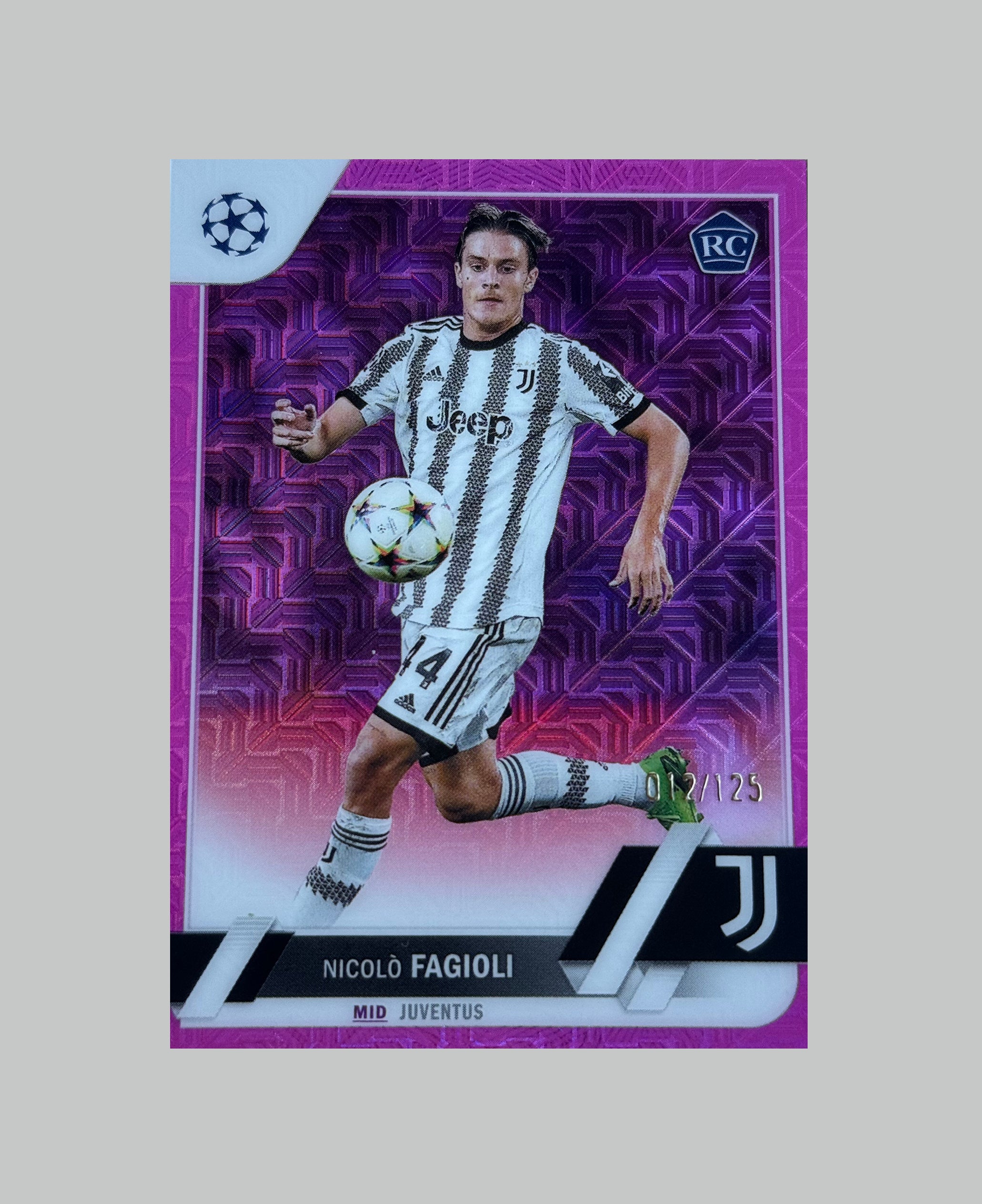 Topps Chrome UCC 2022-23 Nicolo Fagioli (RC) 012/125