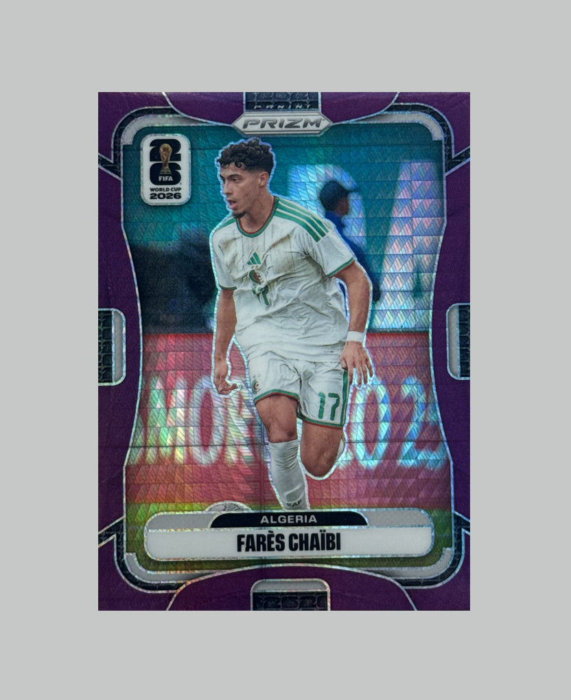 Panini Prizm World Cup 2026 Fares Chaibi 161/299