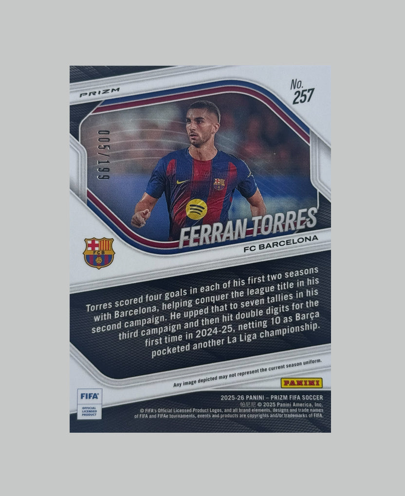 Panini Prizm FIFA 2025-26 Ferran Torres 005/199