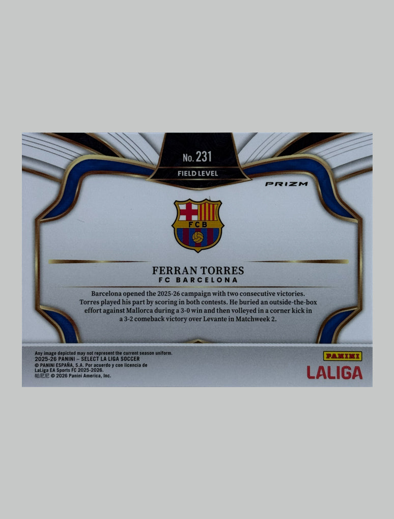 Panini Select La Liga 2025-26 Ferran Torres Tri-Color