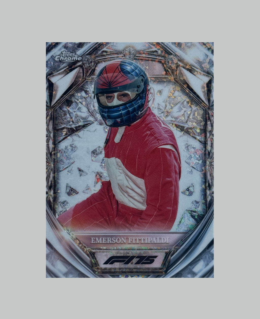 Topps Chrome F1 Emerson Fittipaldi Diamond 75th Anniversary