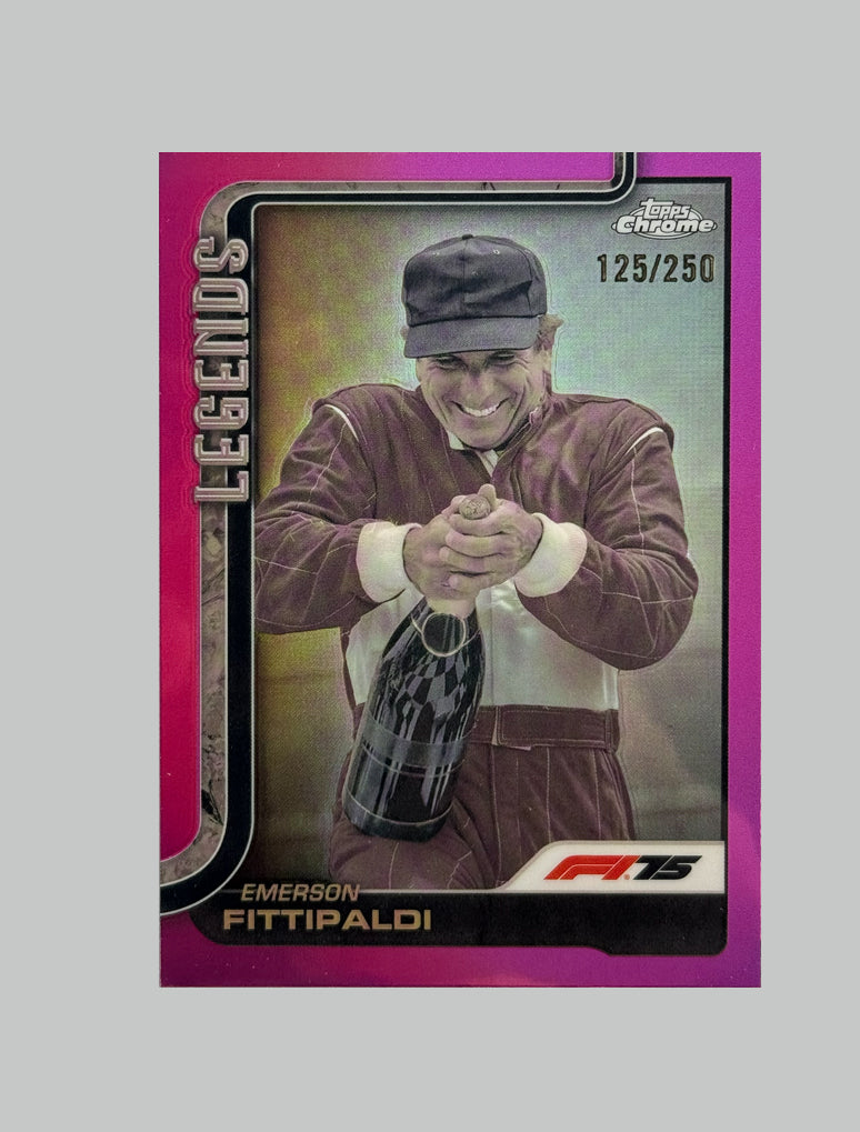 Topps Chrome F1 2025 Emerson Fittipaldi 125/250