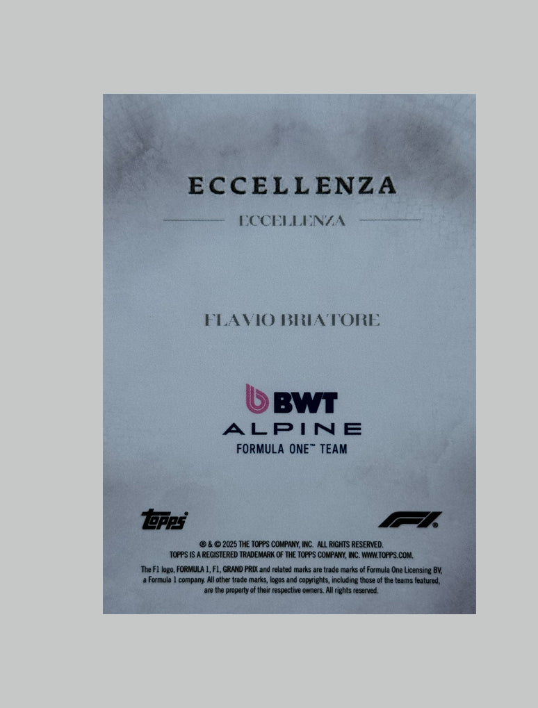 Topps F1 Ecellenza 2025 Flavio Briatore