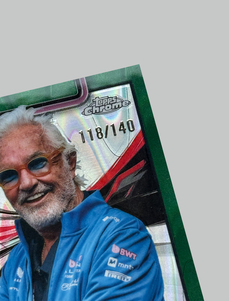 Topps Chrome F1 2025 Flavio Briatore 118/140