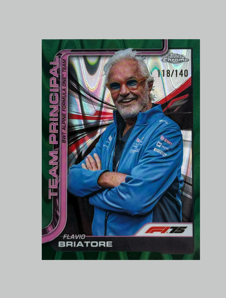 Topps Chrome F1 2025 Flavio Briatore 118/140
