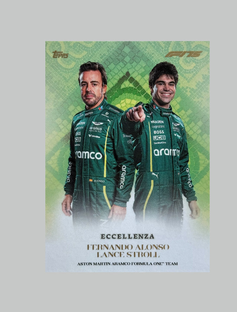 Topps F1 Ecellenza 2025 Fernando Alonso & Lance Stroll