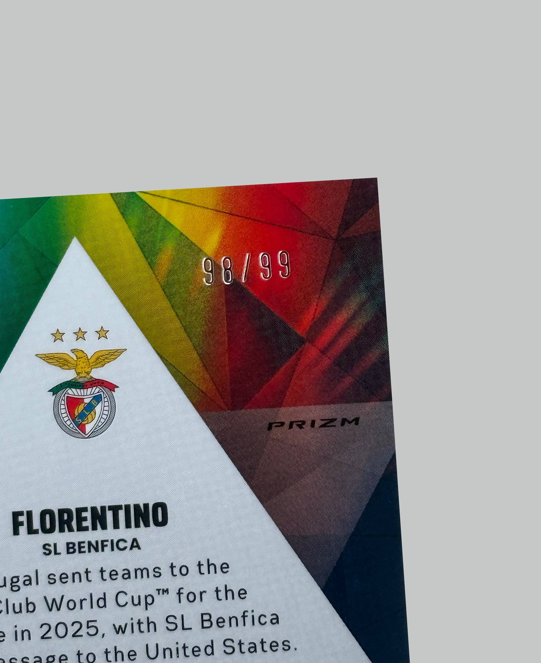 Panini Prizm Club World Cup Florentino Prizmatic 98/99