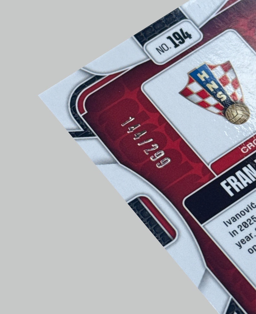 Panini Prizm World Cup 2026 Franjo Ivanovic (RC) 144/299
