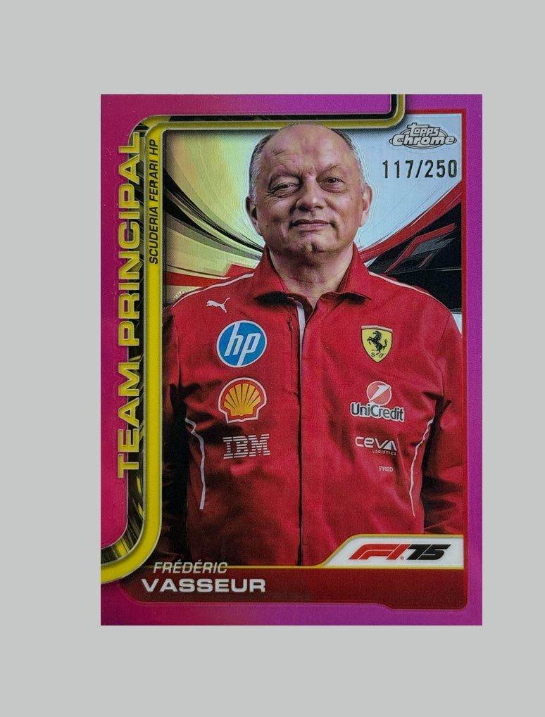 Topps Chrome F1 2025 Frederic Vasseur 117/250