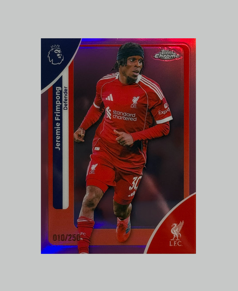 Topps Chrome Premier League 2026 010/250