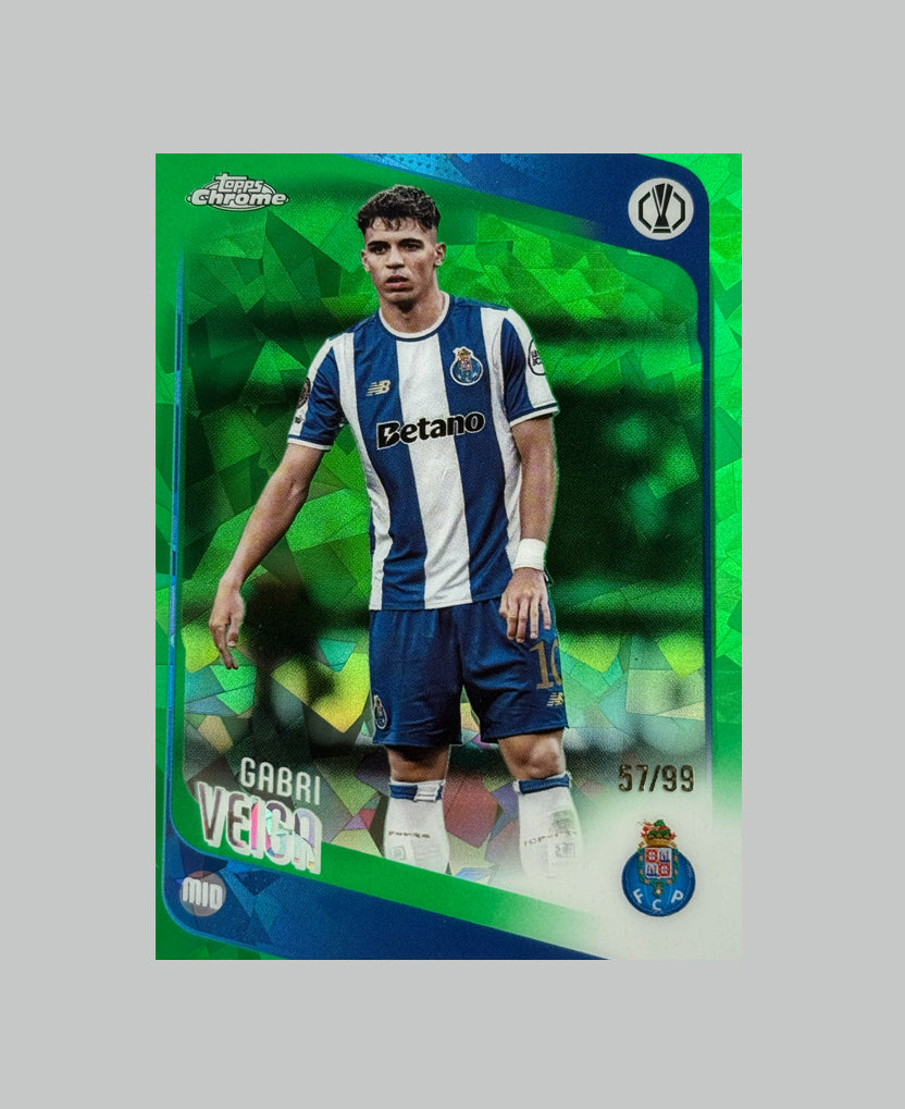 Topps Chrome UCC 2025-26 Gabri Veiga 57/99 Sapphire