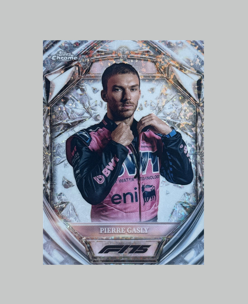 Topps Chrome F1 Pierre Gasly Diamond 75th Anniversary