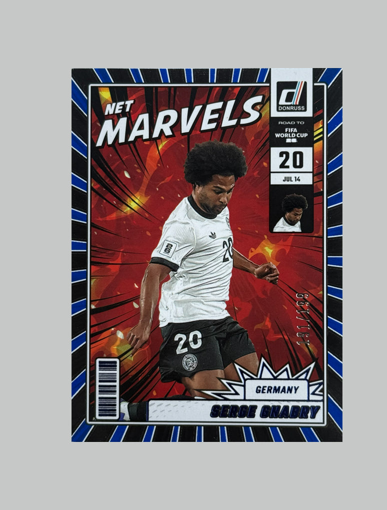 Panini Donruss Road to World Cup 2025-26 Serge Gnabry Net Marvels 191/199