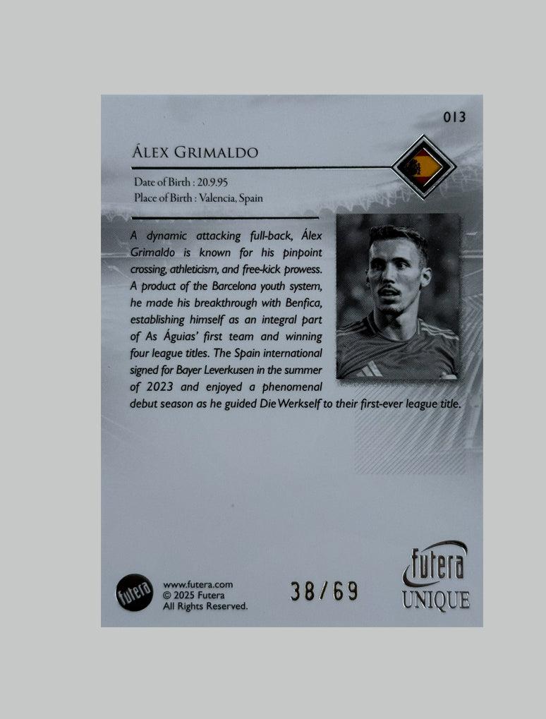 Futera Alex Grimaldo 38/69
