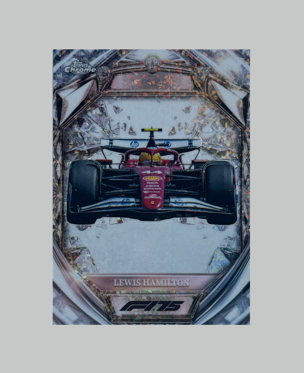 Topps Chrome F1 Lewis Hamilton Diamond 75th Anniversary