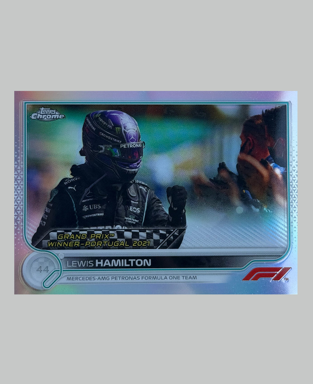 Topps Chrome F1 2022 Lewis Hamilton Refractor