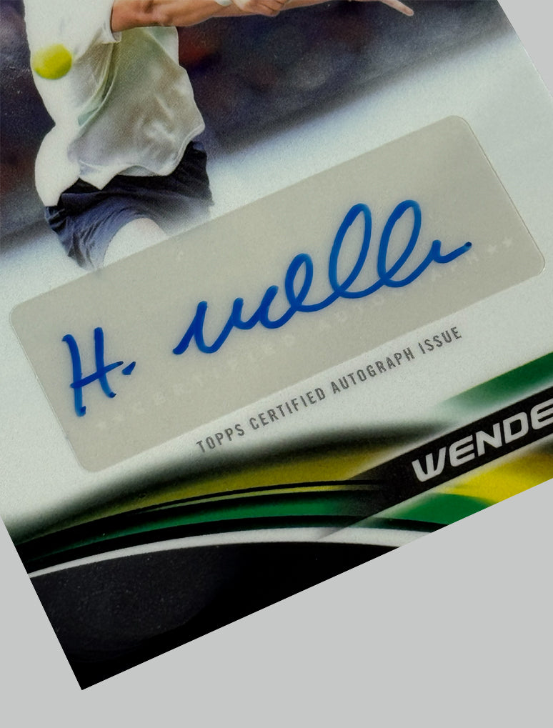 Topps Chrome Tennis 2025 Harry Wendelken Auto