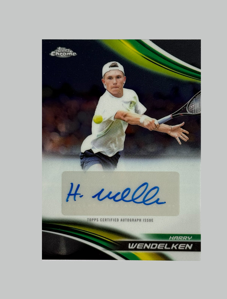 Topps Chrome Tennis 2025 Harry Wendelken Auto