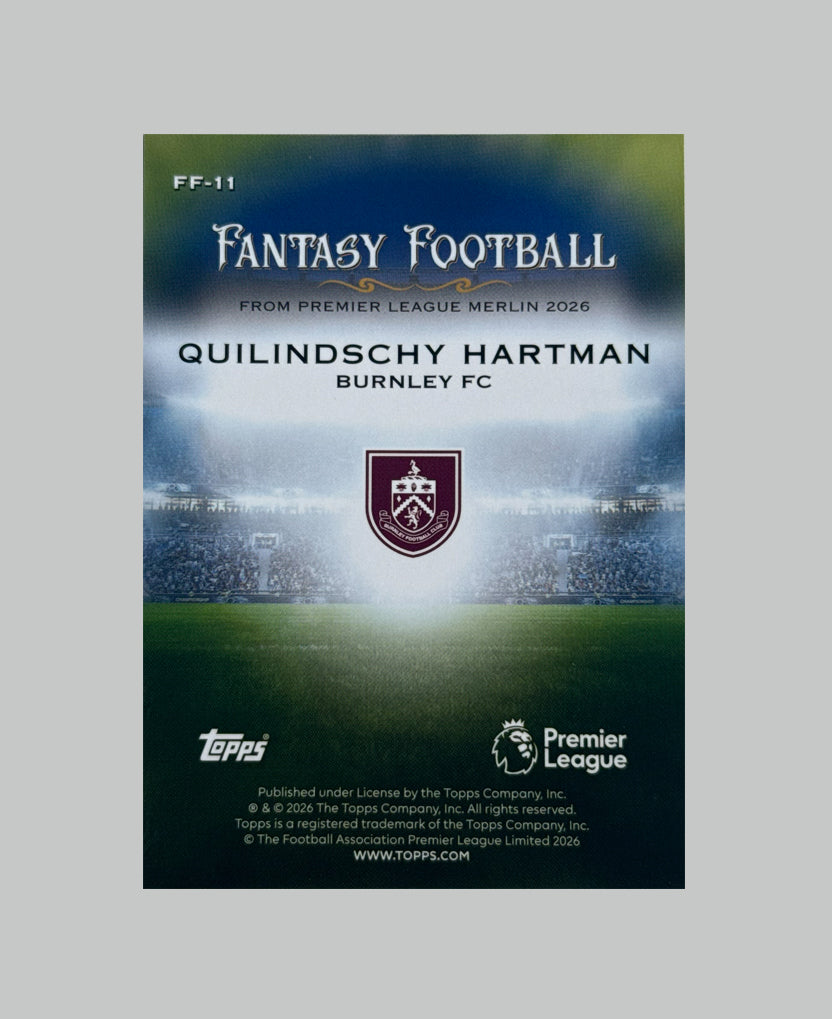 Topps Merlin Premier League 2025-26 Quilindschy Hartman Fantasy Football 22/25