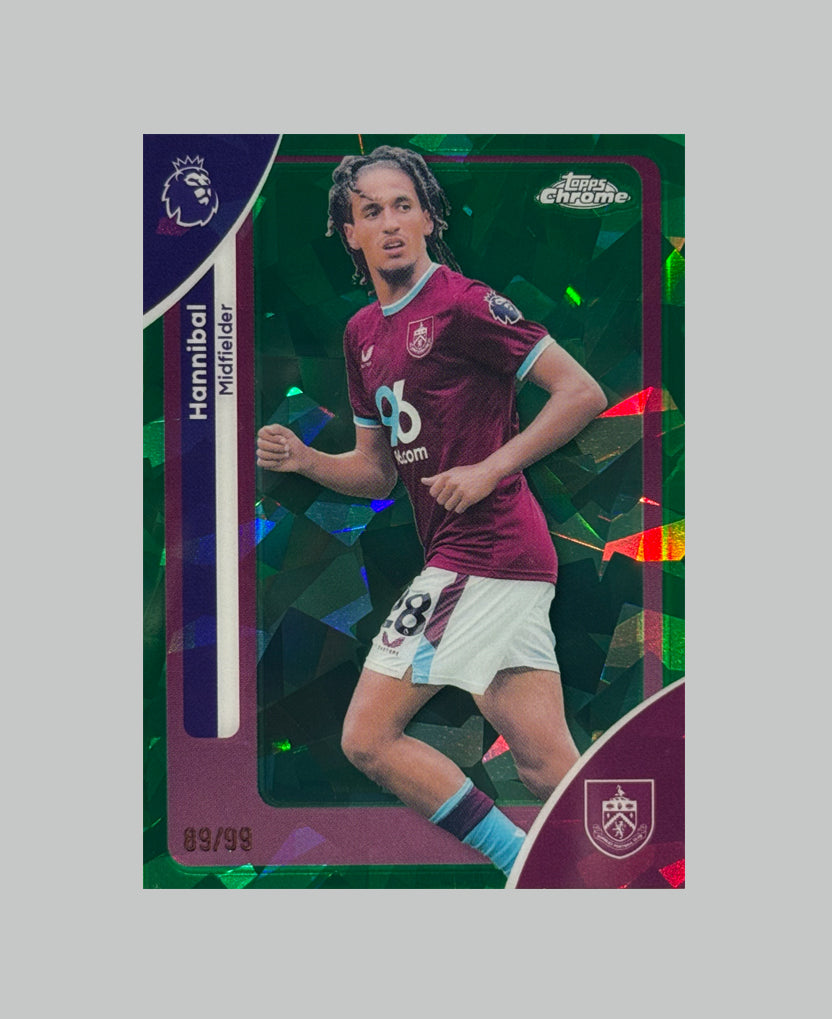 Topps Chrome Premier League 2026 Hannibal 89/99 Sapphire