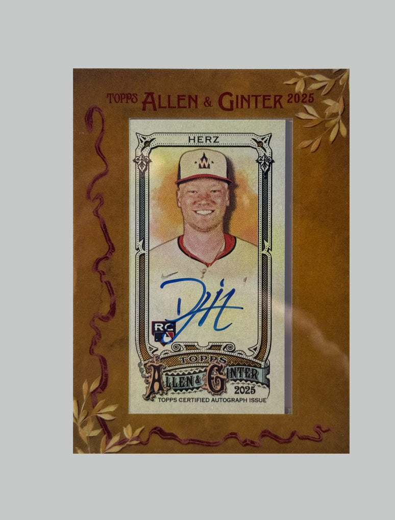 Topps Allen & Ginter DJ Herz (RC) Auto