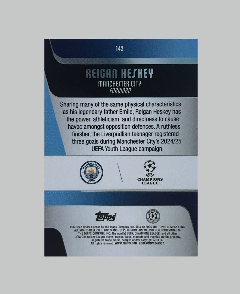 Topps Chrome UCC 2025-26 Reigan Heskey (RC) Night Vision