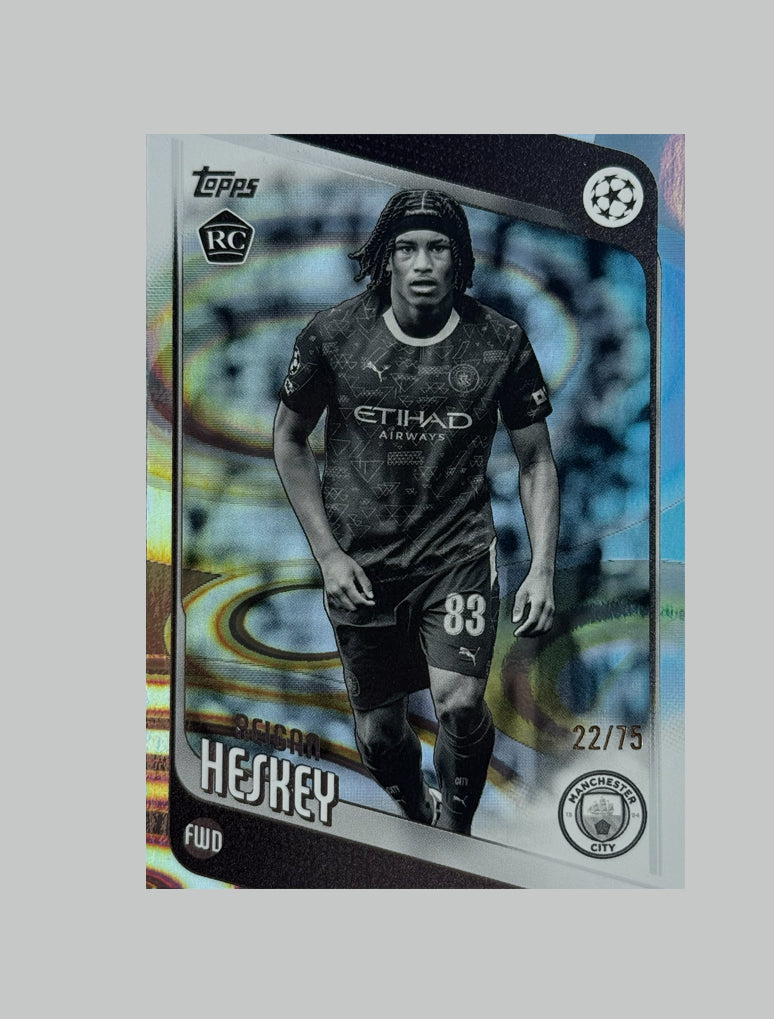 Topps UCC 2025-26 Reigan Heskey (RC) 22/75