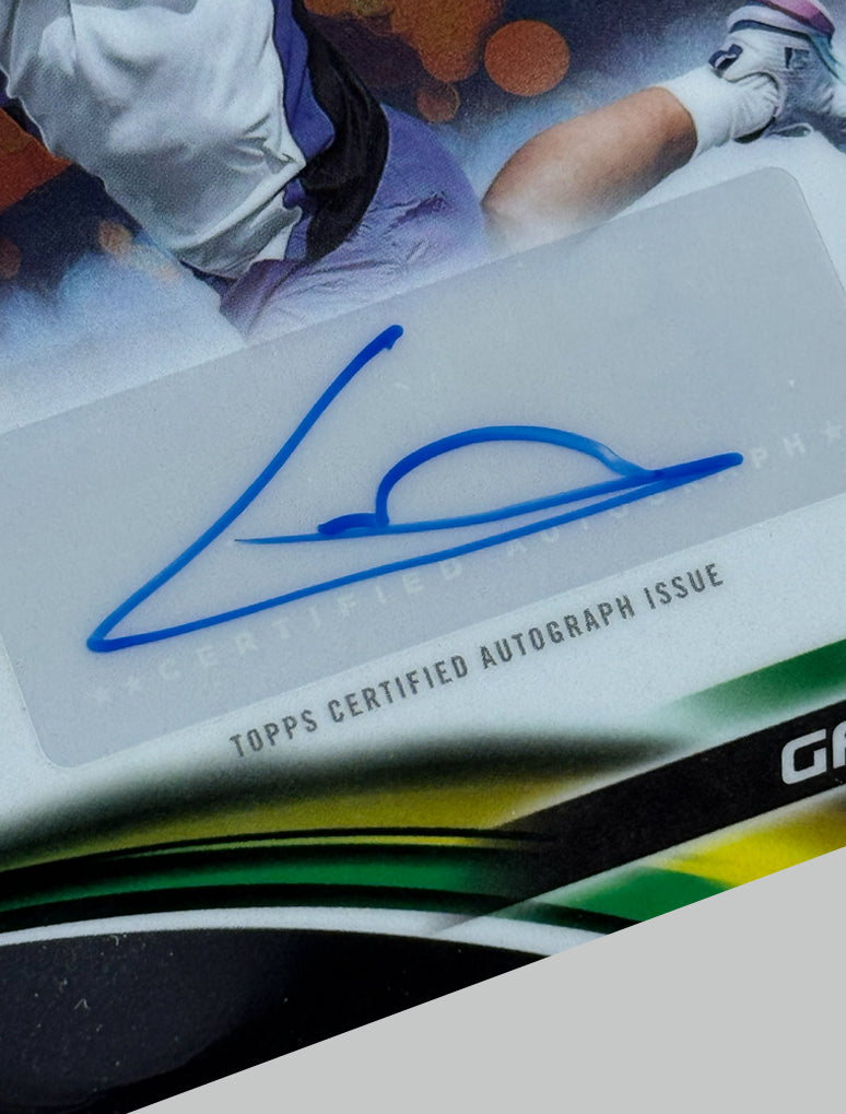 Topps Chrome Tennis 2025 Hugo Gaston Auto