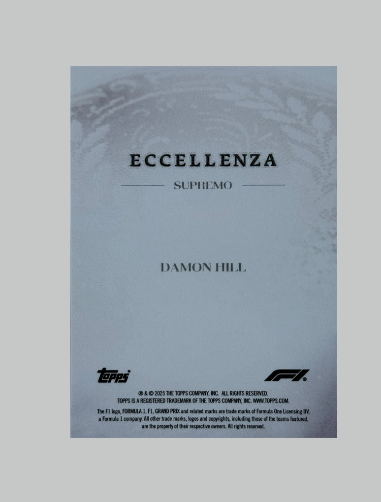 Topps F1 Ecellenza 2025 Damon Hill 55/75
