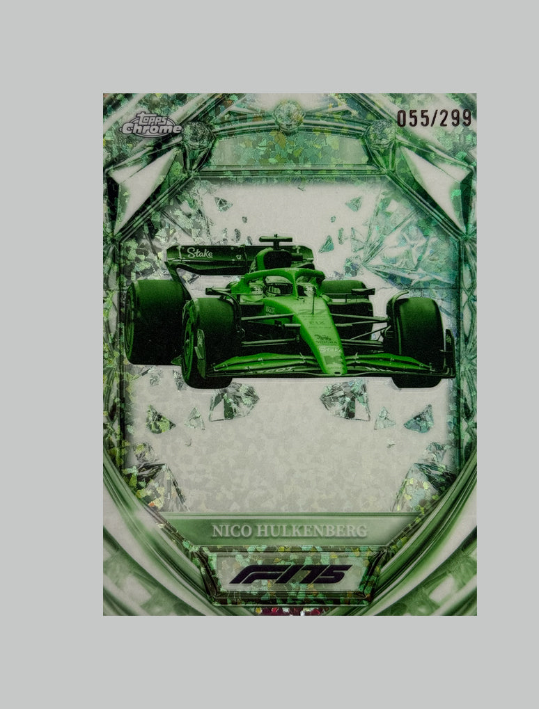 Topps Chrome F1 2025 Nico Hulkenberg Diamond 75th Anniversary 055/299