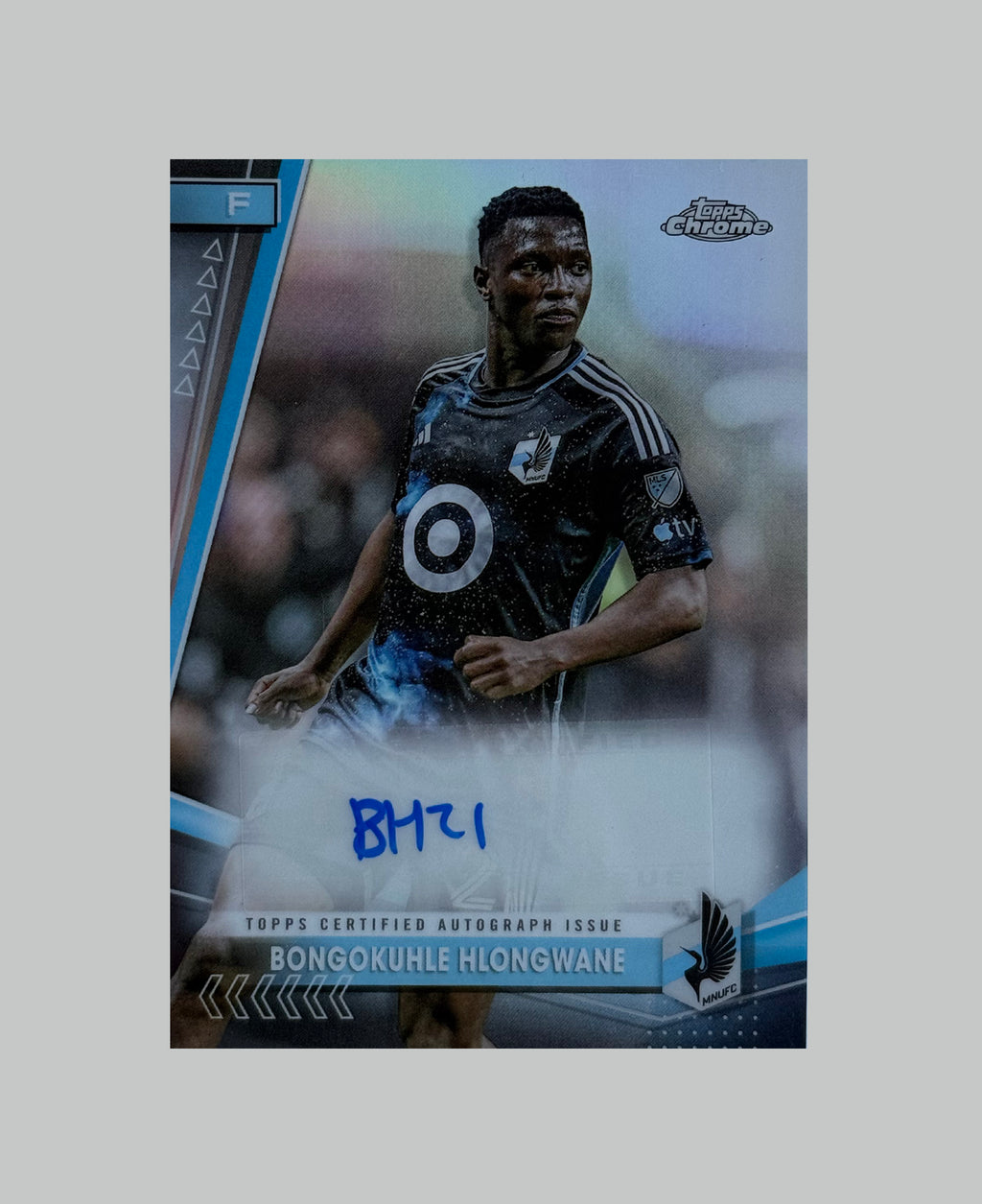 Topps Chrome MLS 2024 Bongokuhle Hlongwane Auto