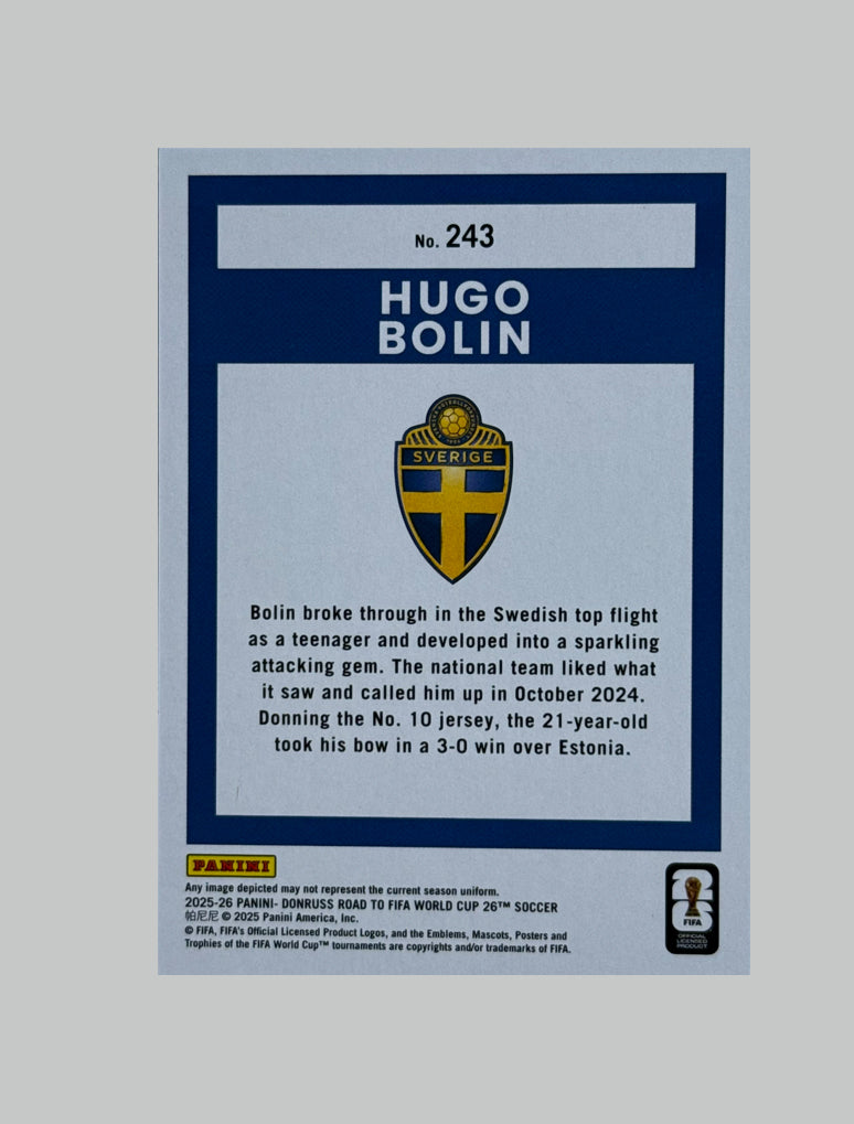 Panini Donruss Road to World Cup 2025-26 Hugo Bolin 053/349