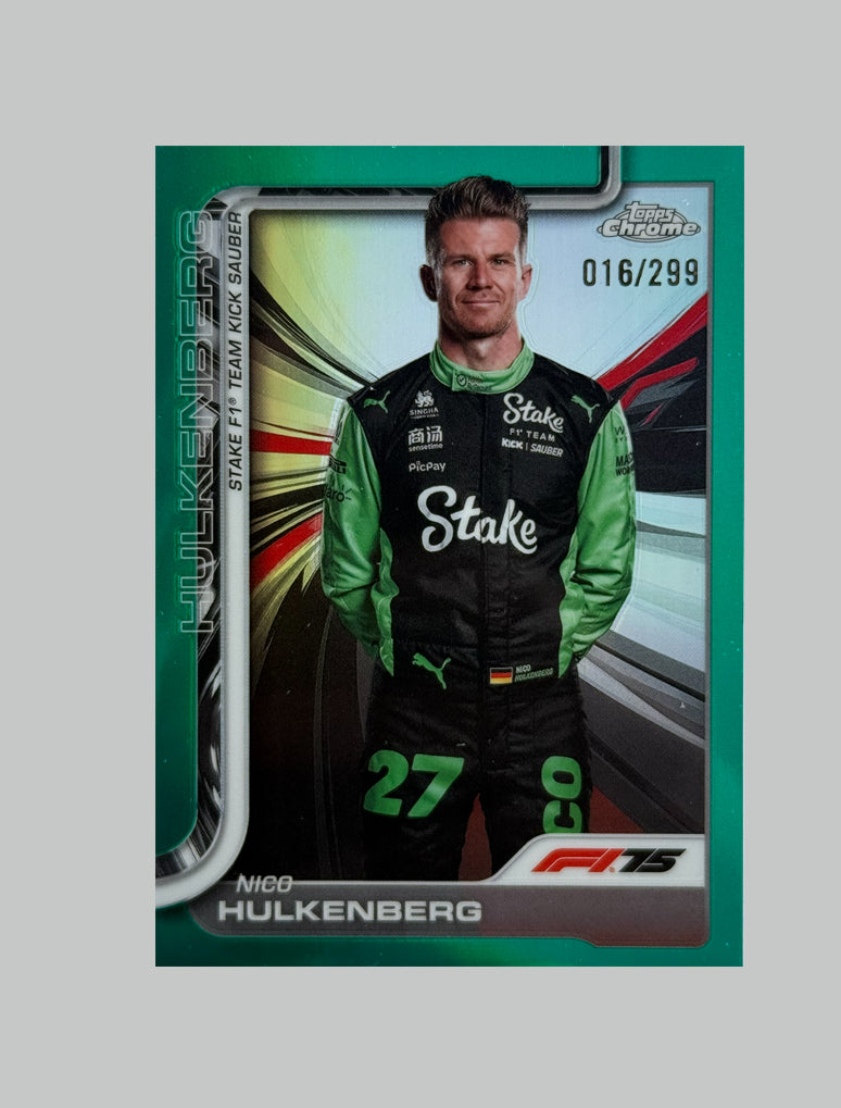 Topps Chrome F1 2025 Nico Hulkenberg 016/299