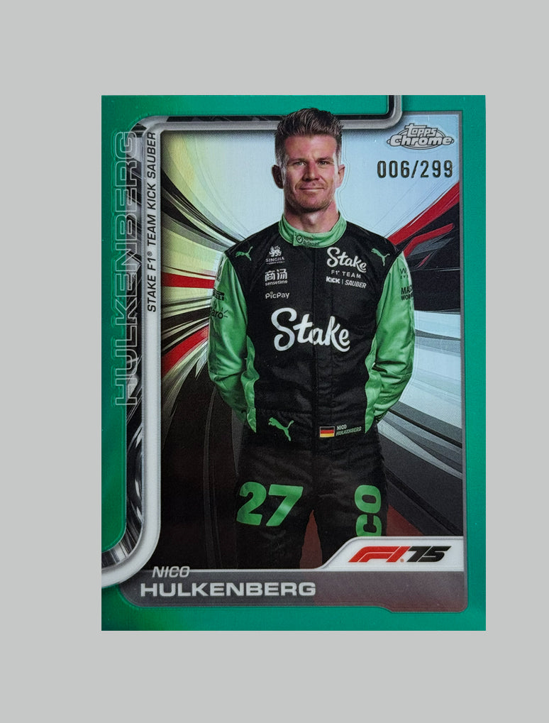 Topps Chrome F1 2025 Nico Hulkenberg 006/299