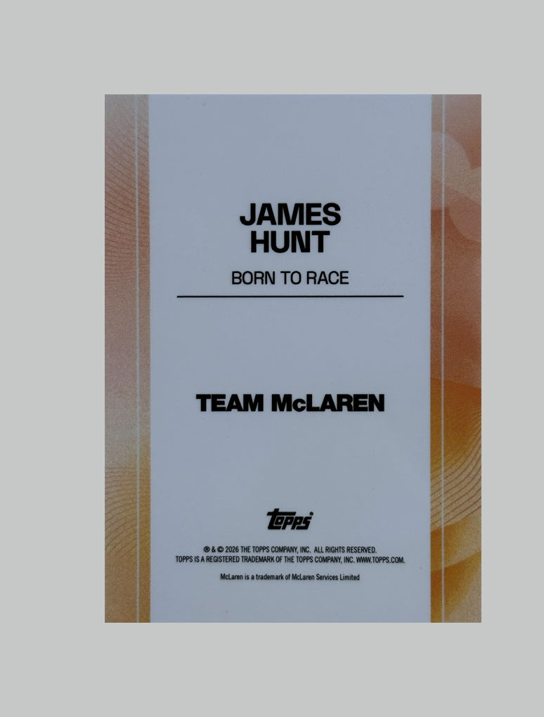 Topps McLaren Racing 2025 Set James Hunt