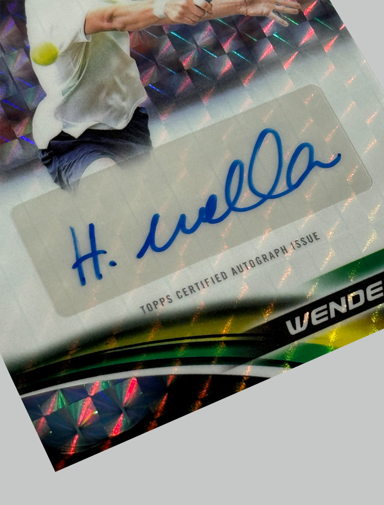 Topps Chrome Tennis 2025 Harry Wendelken Geometric Refractor Auto