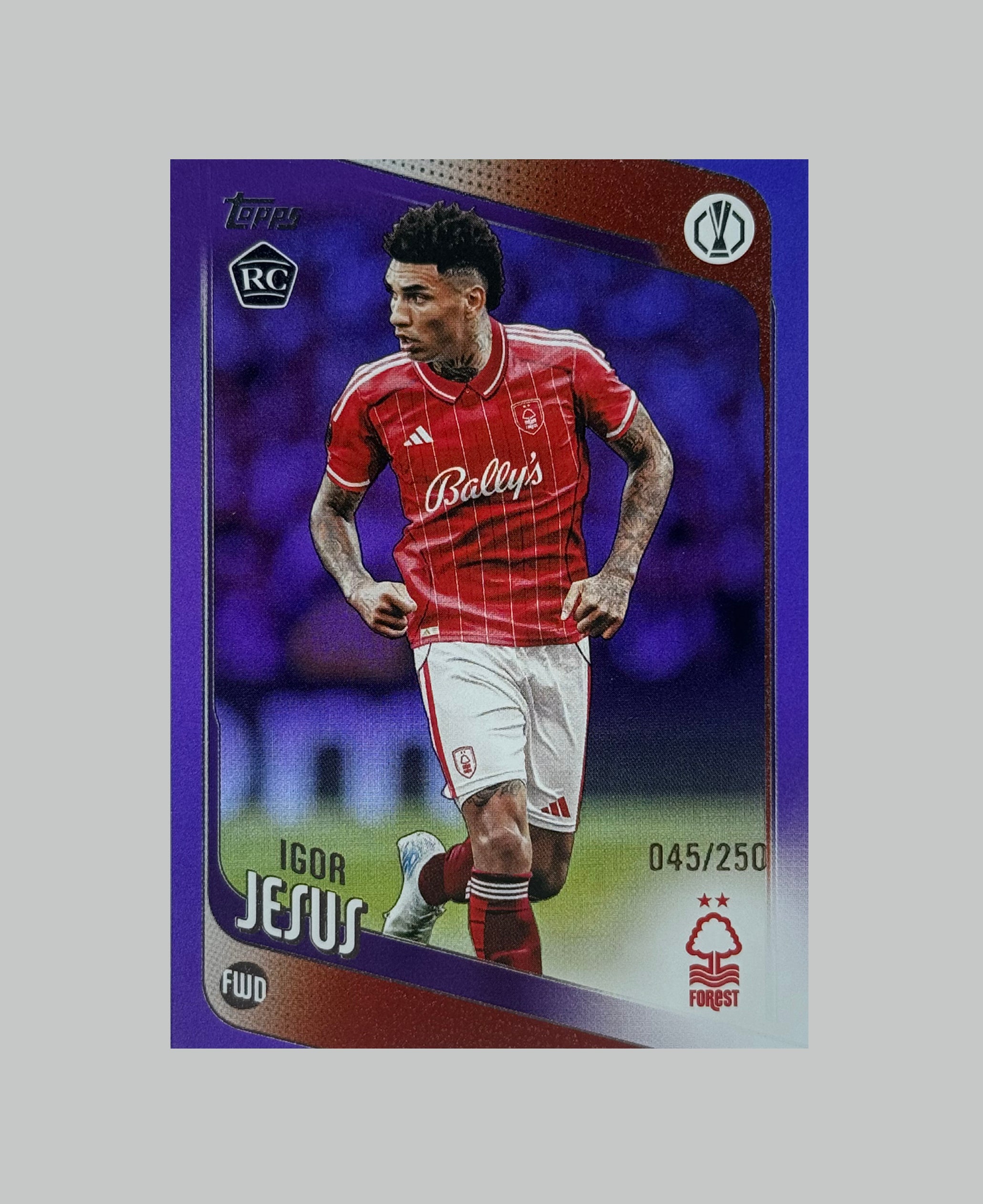 Topps UCC 2025-26 Igor Jesus (RC) 045/250