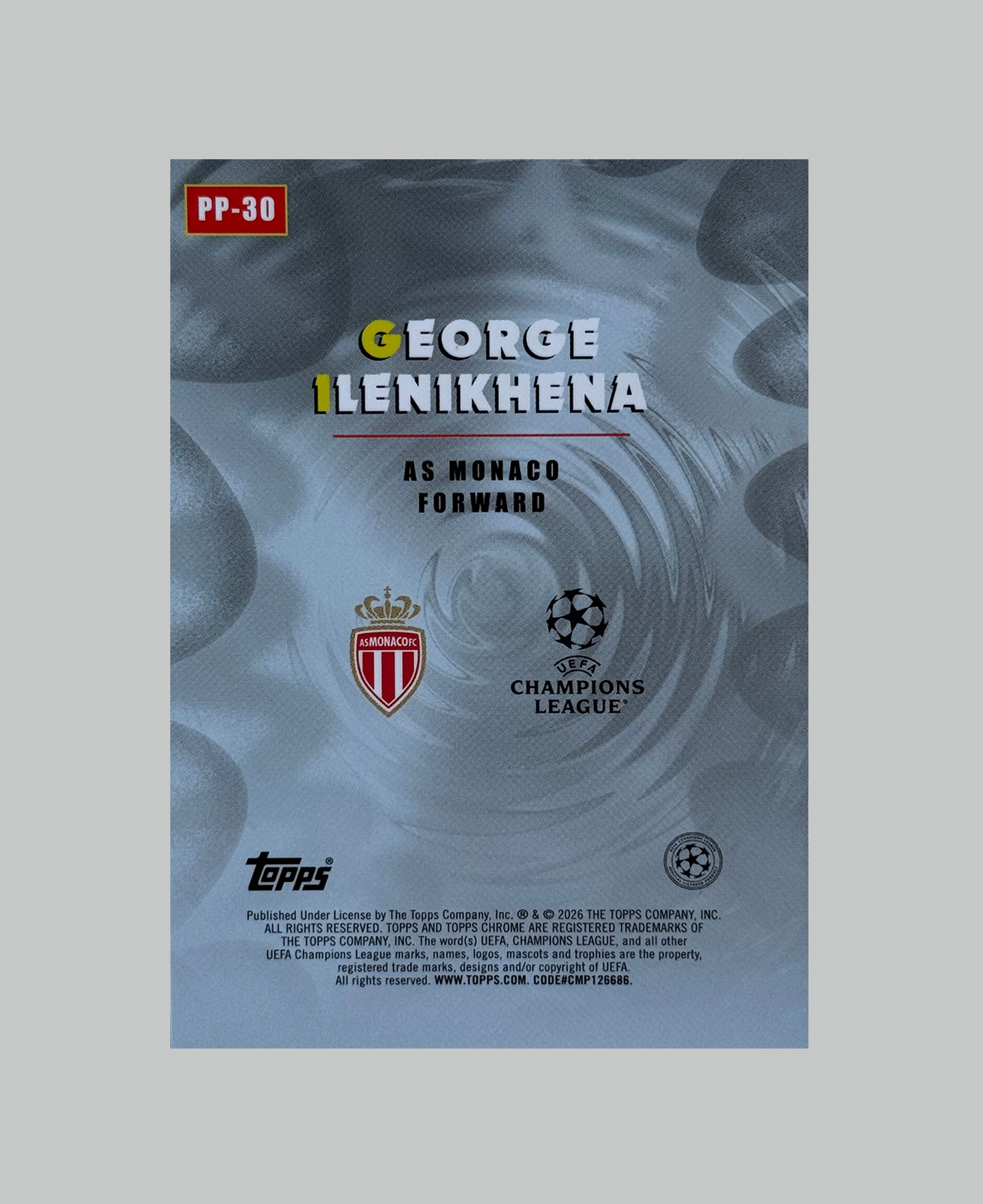 Topps Chrome UCC 2025-26 George Ilenikhena Power Players