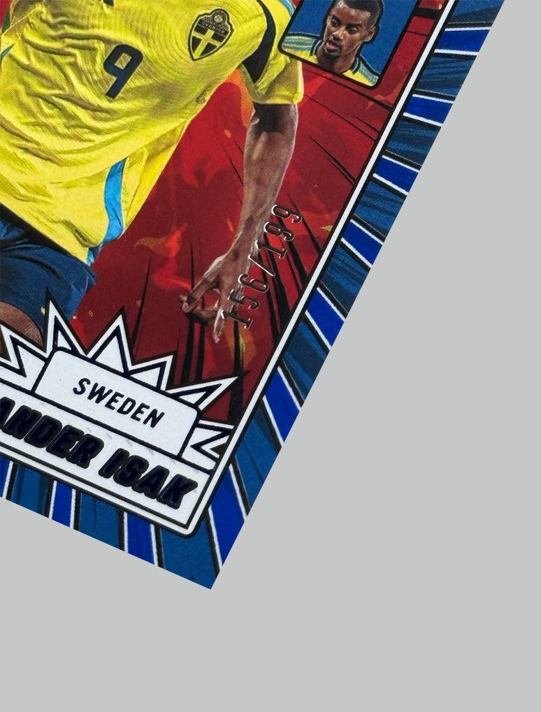 Panini Donruss Road to World Cup 2025-26 Alexander Isak Net Marvels 156/199
